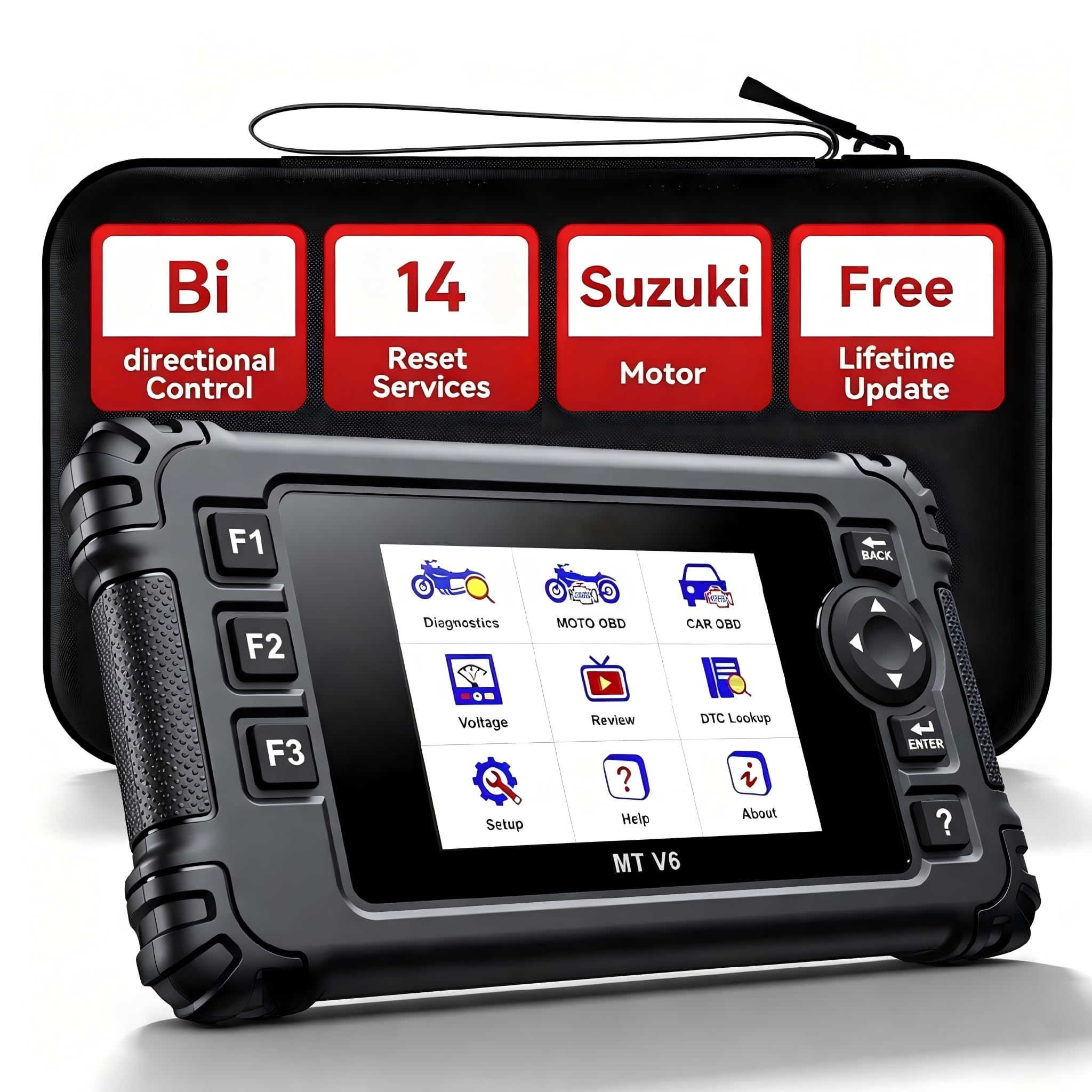 Amazon.com: iCarsoft MT V6 for Suzuki Motorcycle Bidirectional